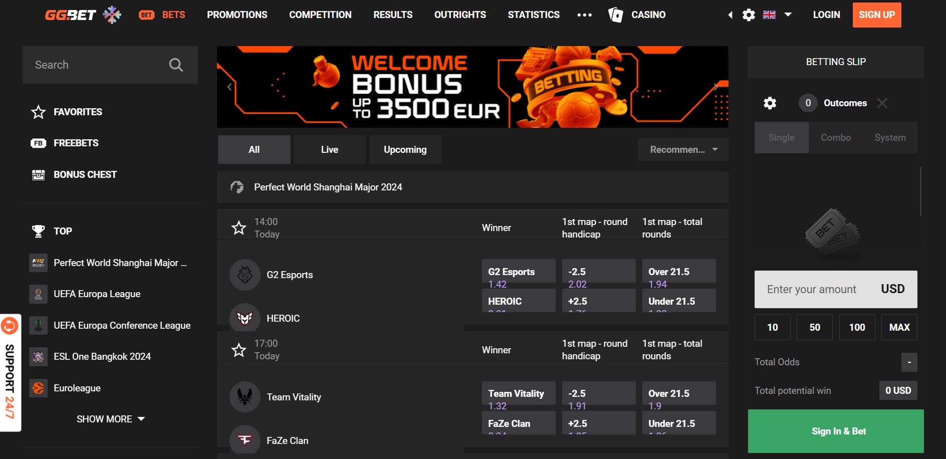 GGBet Esports Betting Platform